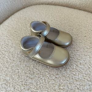 Angel Dear Gold Kids Dress Shoes